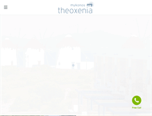 Tablet Screenshot of mykonostheoxenia.com